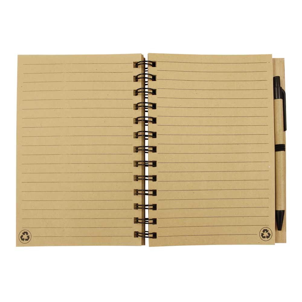 Bamboo Notebook with Pen - Image 3