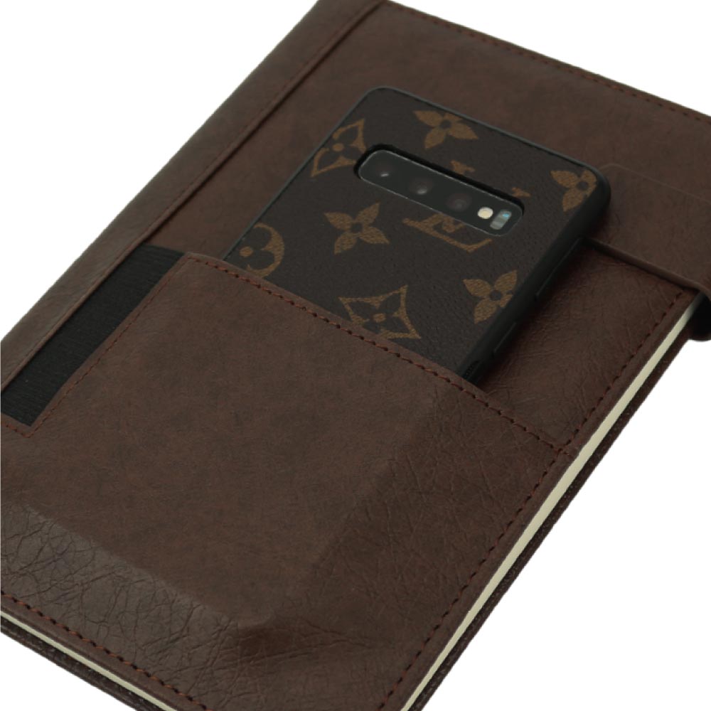 Dorniel A5 PU Notebooks with Front Pocket & Magnetic Flap - Image 3