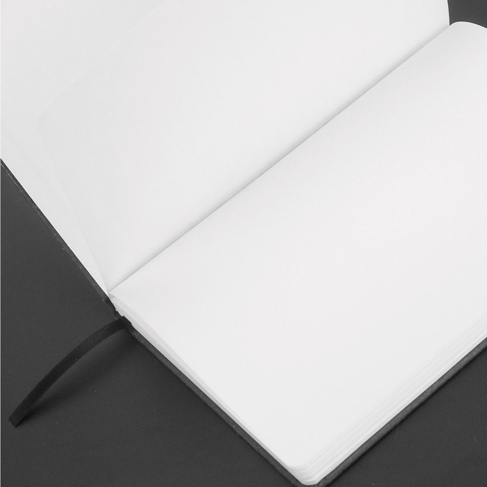 Dorniel A5 Notebooks with Recycled Leather Cover - Image 3