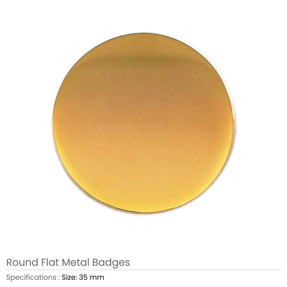 Round Flat Metal Badges 35mm - Image 4