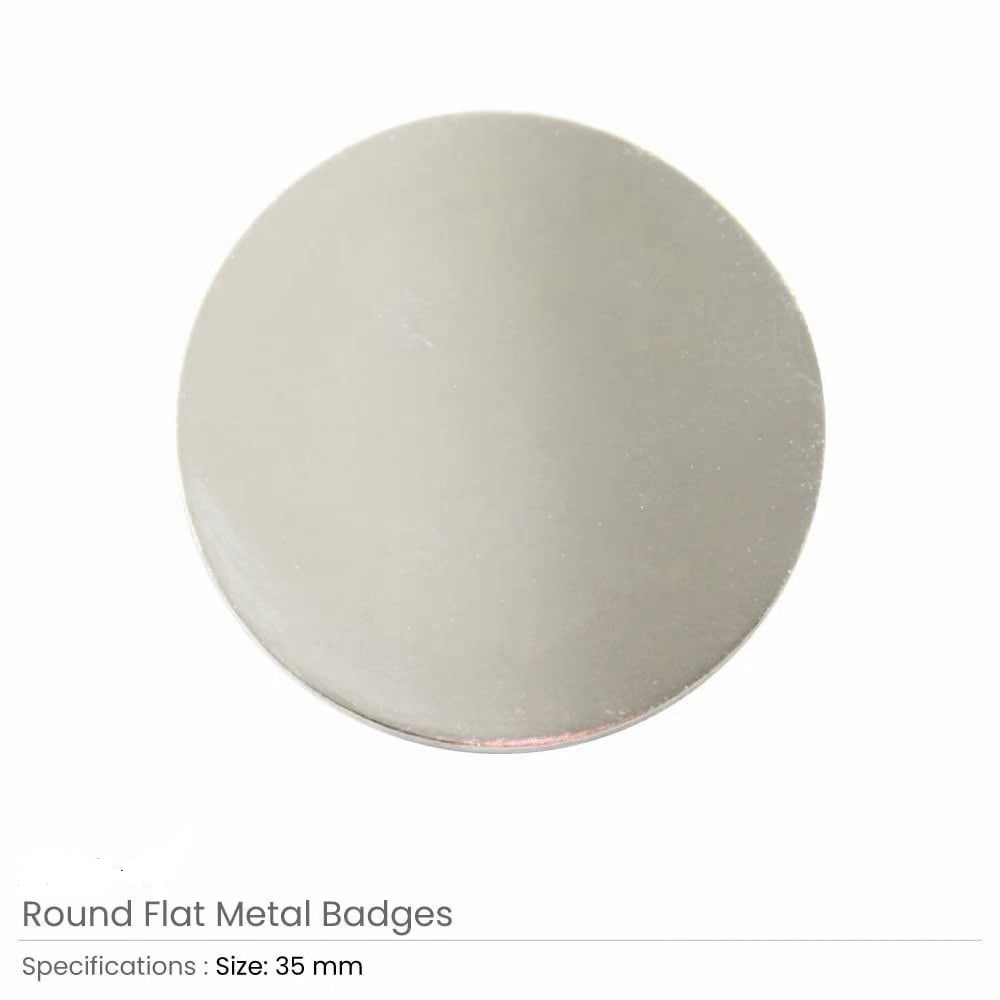 Round Flat Metal Badges 35mm - Image 5