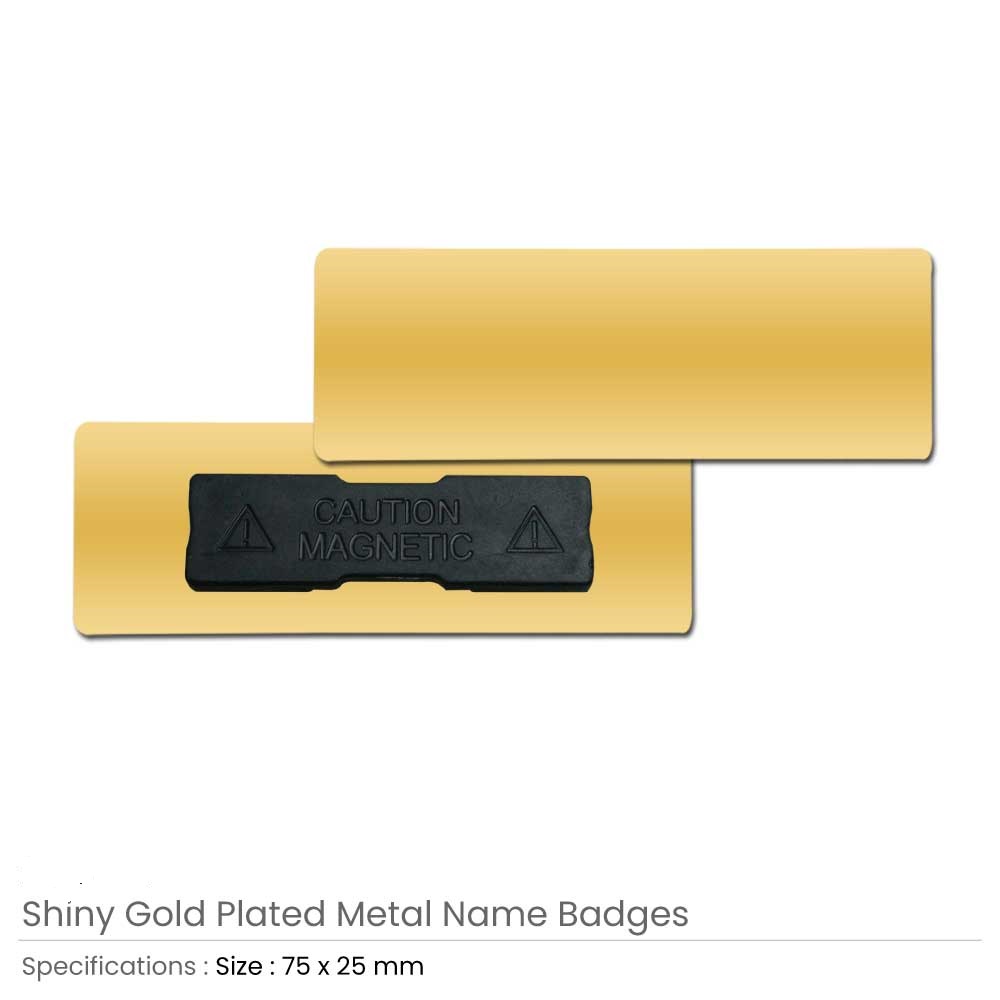 Shiny Gold and Silver Plated Badges - Image 4