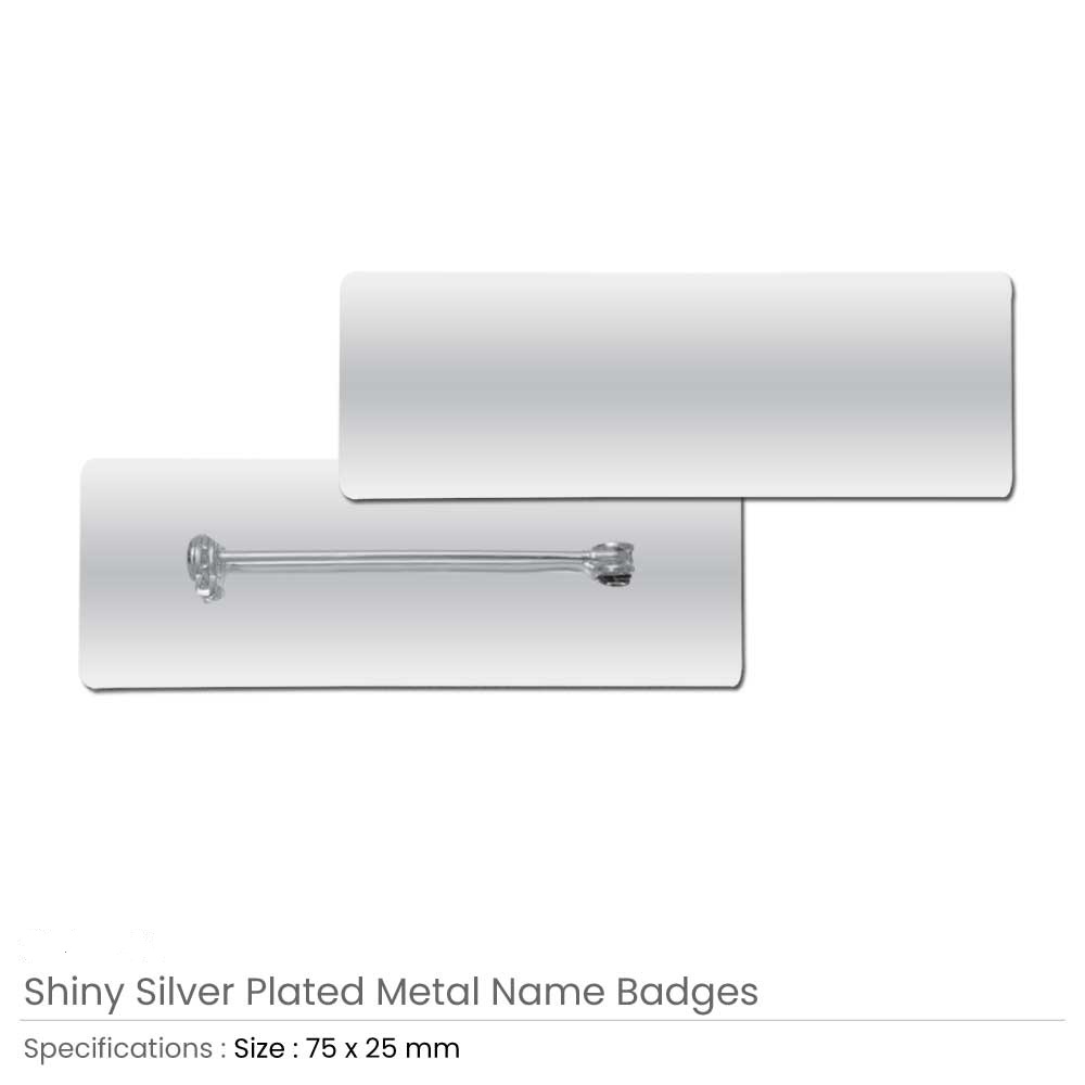 Shiny Gold and Silver Plated Badges - Image 3