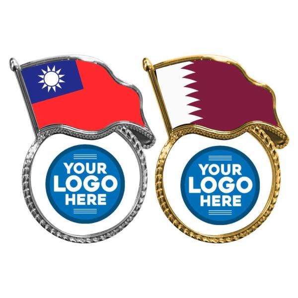 Flag Metal Badges Flag Metal Badges - Image 2
