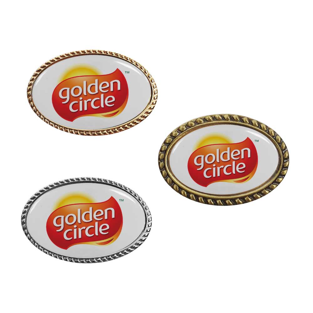 Oval Rope Design Logo Badges - Image 2