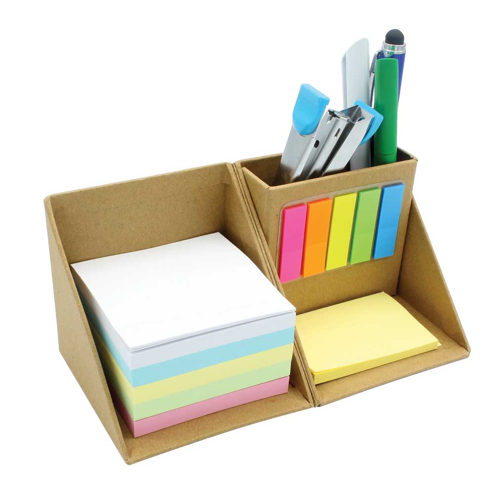 Spiral Notebook with Sticky Note and Pen - Image 2