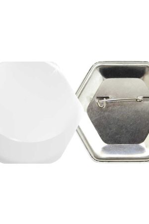 Hexagon Button Badges