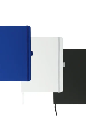 PU Notebooks B5 Size, Pen Loop, Ribbon Bookmark, Elastic Band
