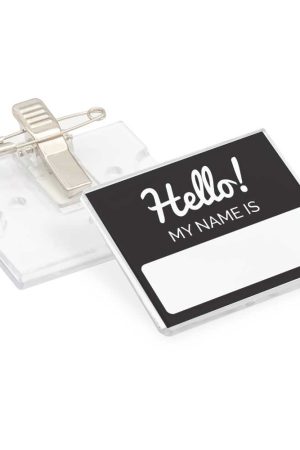 Reusable Acrylic Name Badges