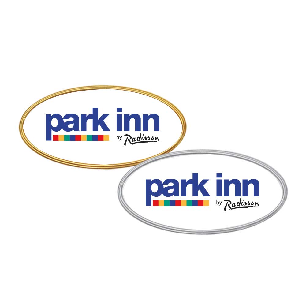 PVC Injected Oval Name Badges - Image 2