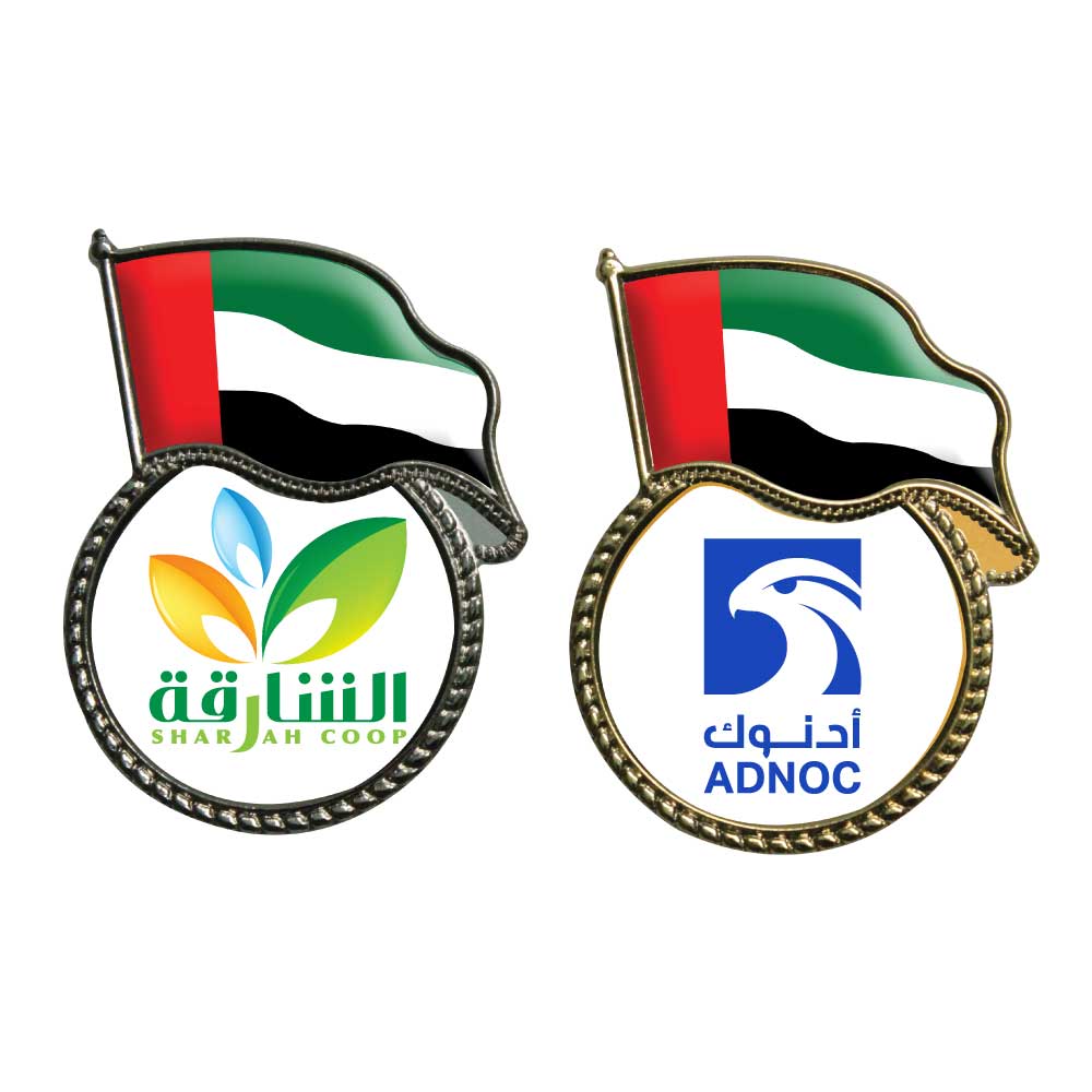 UAE Flag Metal Badges - Image 3