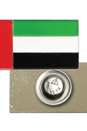 UAE Flag Metal Badges Rectangle