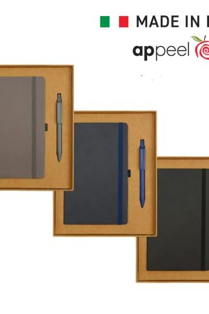 Appeel A5 Notebook and Maxema Dot Recycled Pen Italian Gift Sets