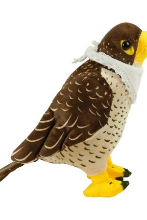 Falcon Plush Toys with White Scarf for Branding 22 cm