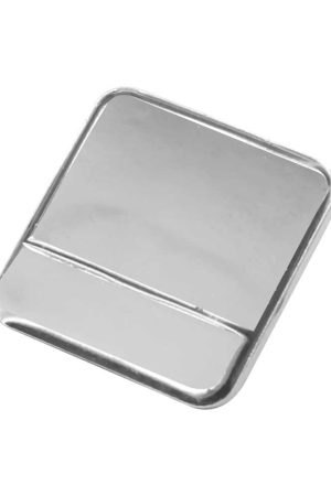 Square Metal Badges with Butterfly Clutch