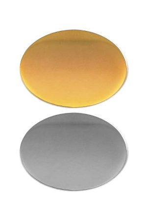 Oval Flat Metal Badges