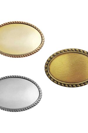 Oval Rope Design Logo Badges
