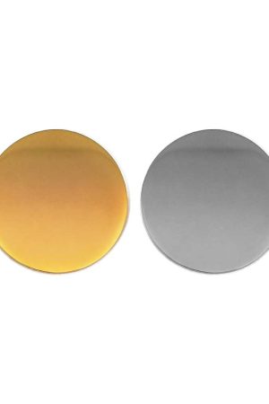 Round Flat Metal Badges 25mm
