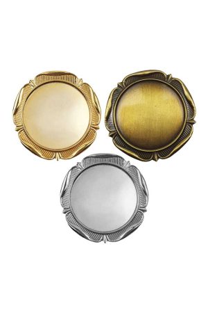 Round Flower Design Logo Badges