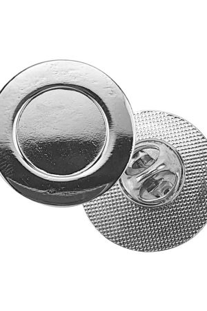 Round Logo Metal Badges with Butterfly Clutch