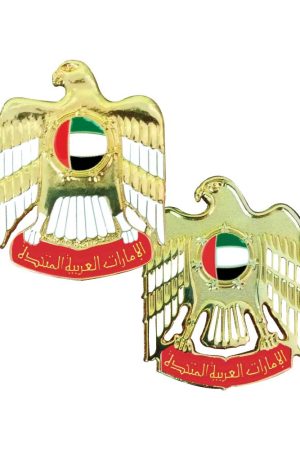 UAE Falcon Metal Badges