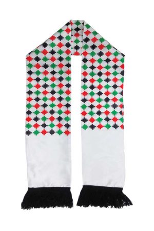 UAE Flag Knitted Scarf
