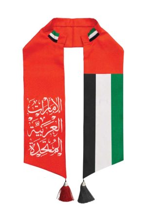 UAE Flag Satin Scarf