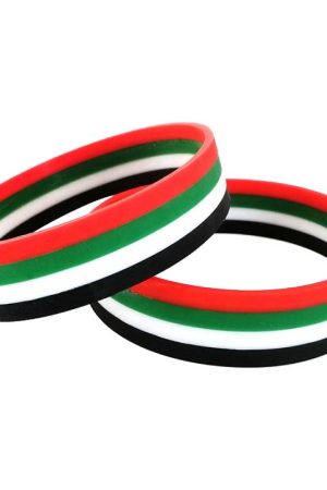 UAE Flag Silicone Wristbands in Readystock