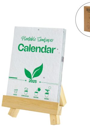 2025 Table Calendars with Plantable Seeds