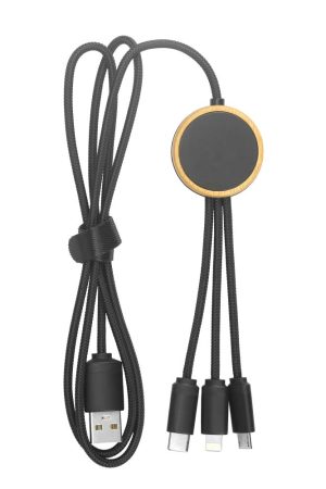 3-in-1 Multi-Charging Cable 100 cm with Light-up Logo