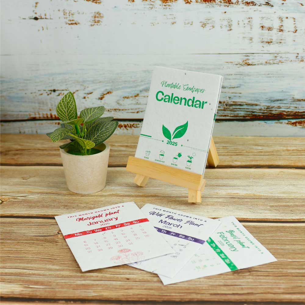 2025 Table Calendars with Plantable Seeds - Image 7