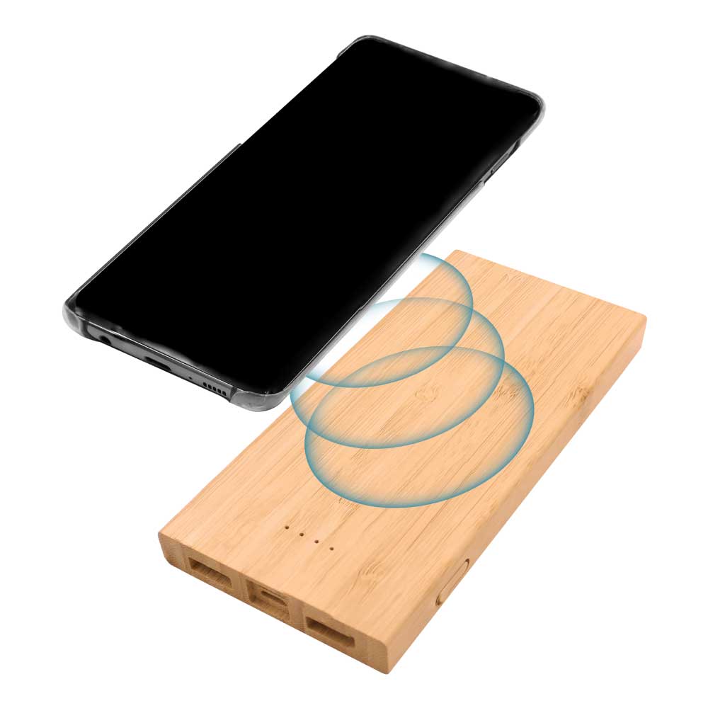 Bamboo Wireless Power Bank 8000 mAh - Image 3