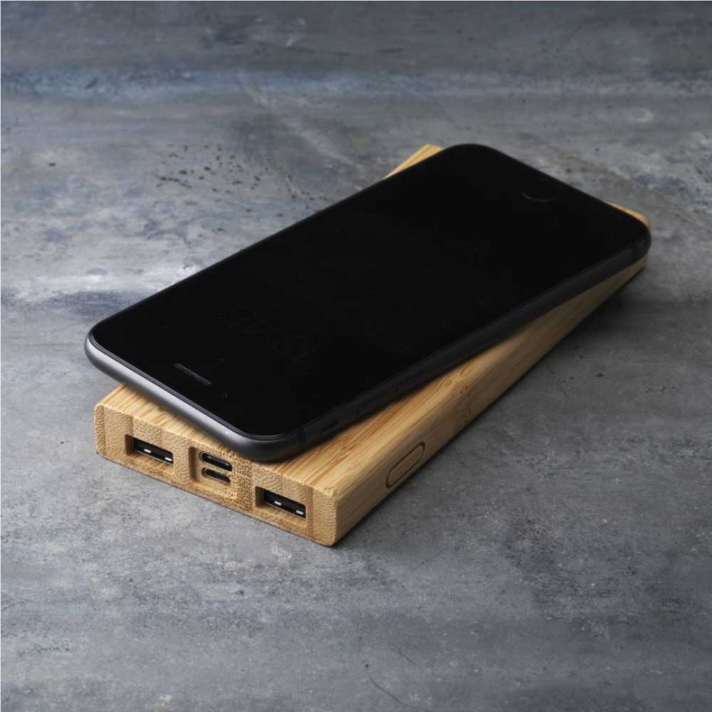 Bamboo Wireless Power Bank 8000 mAh - Image 4
