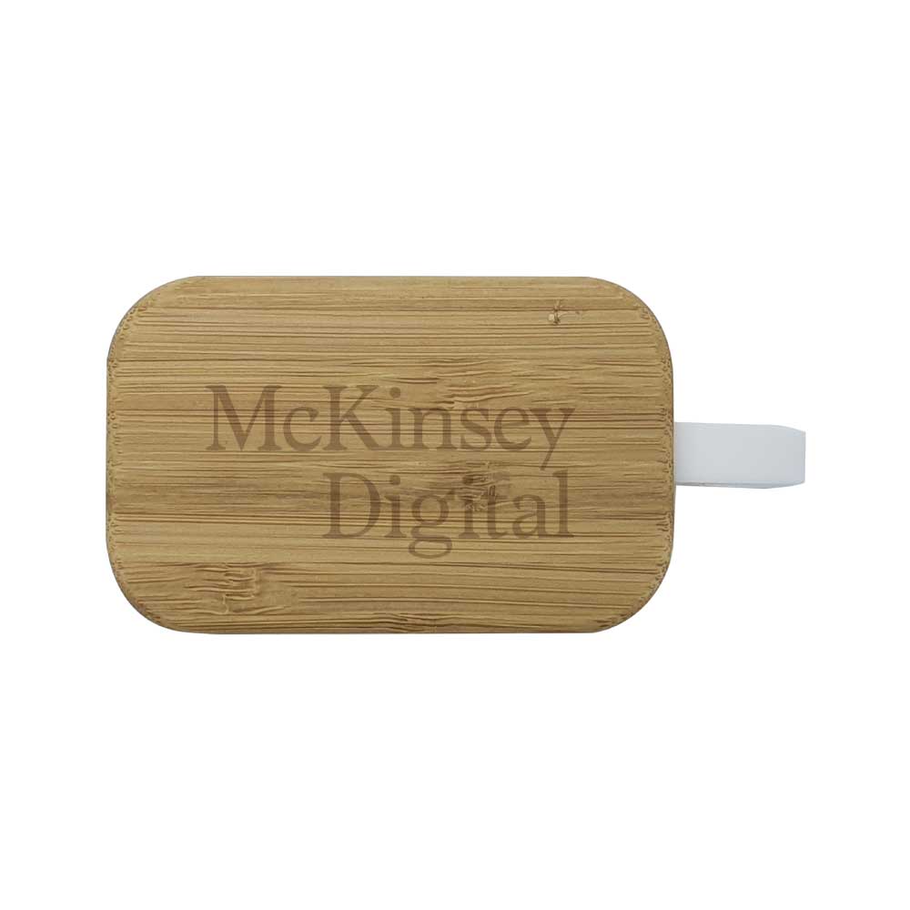 BT Earbuds with Bamboo Case & High Audio Quality - Image 2