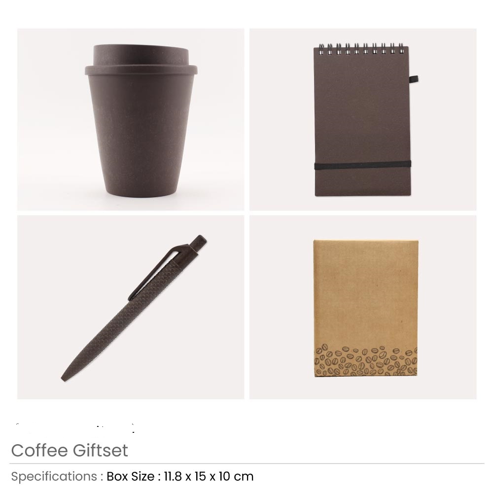 Coffee Gift Sets with Cup, Notepad, and Pen - Image 2