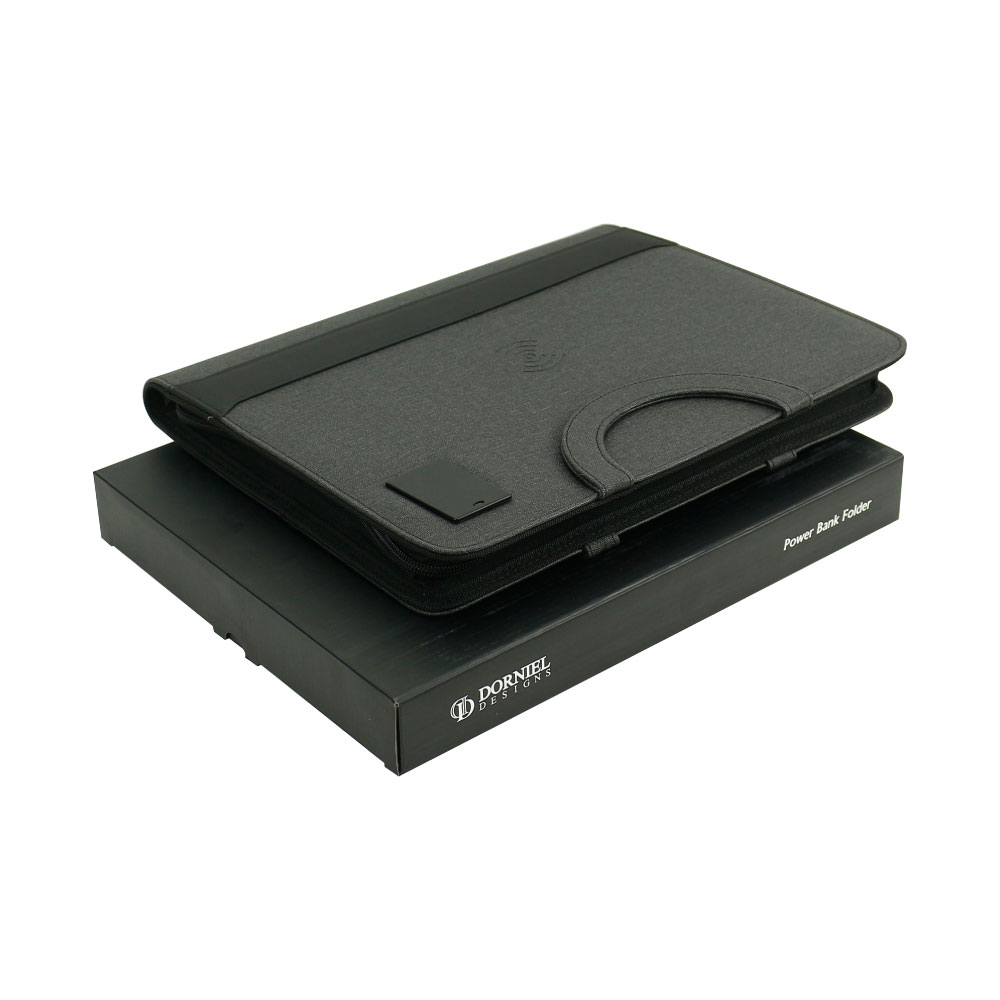 Dorniel Portfolio A4, Wireless Powerbank 8000mAh & LED Logo - Image 6