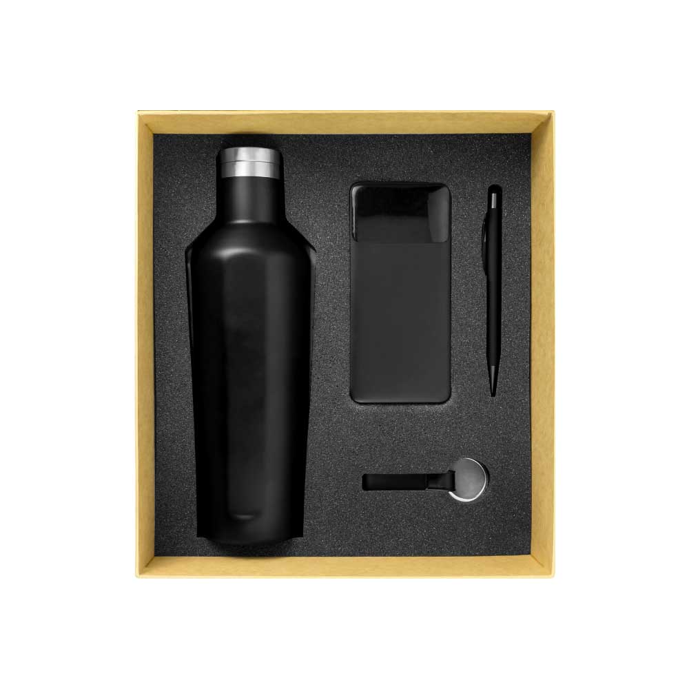Black Theme Gift Sets in Cardboard Gift Box 360-GS-016-P