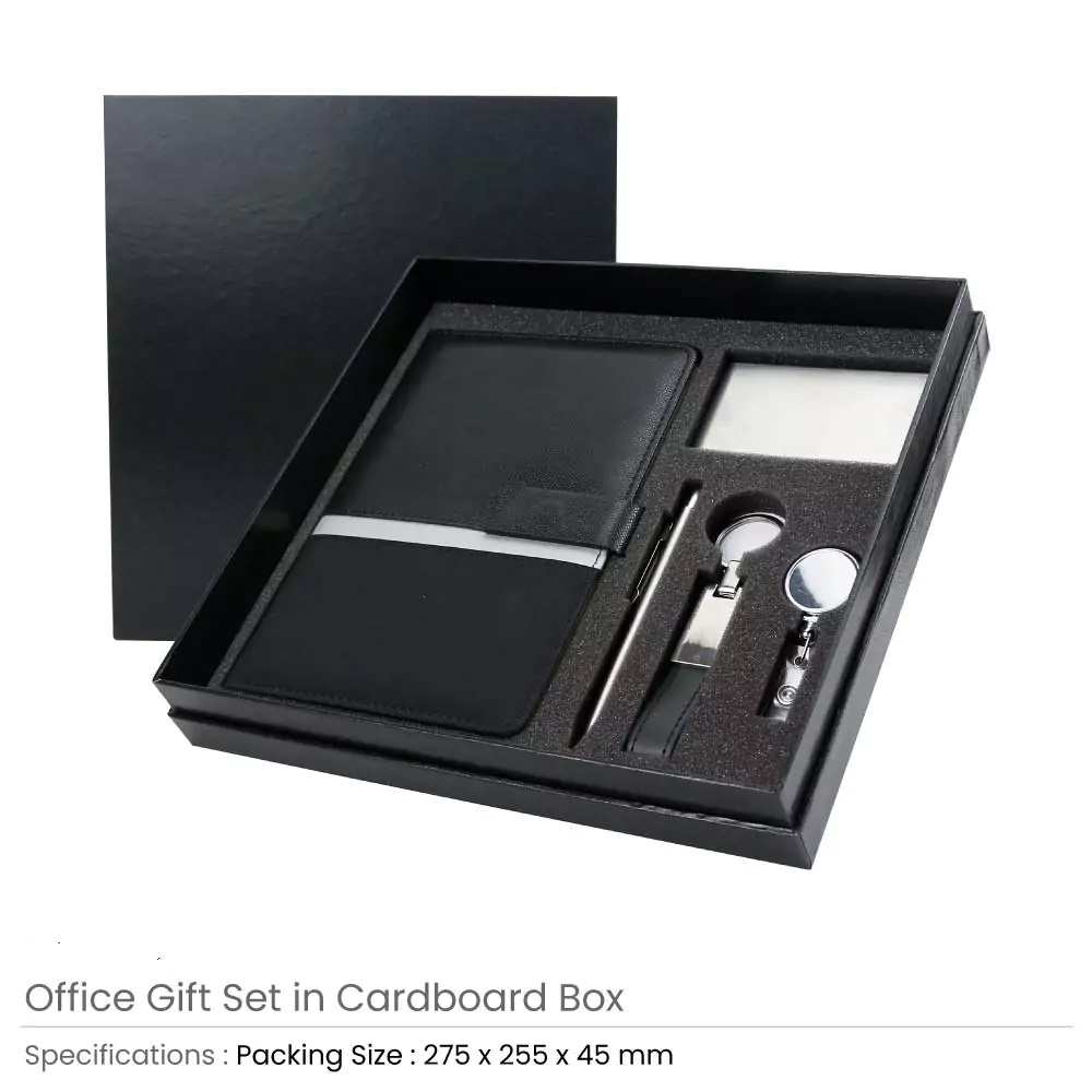 Office Gift Sets in a Black Cardboard Gift Box 360-GS-042-P - Image 3