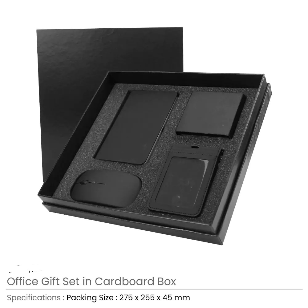Office Gift Sets in a Black Cardboard Gift Box 360-GS-043-P - Image 3