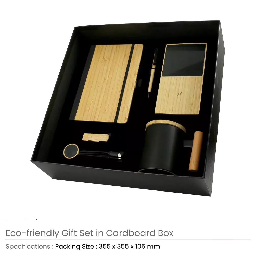 Promotional Gift Sets in a Black Cardboard Gift Box 360-GS-053-P - Image 3