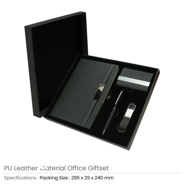 Office Gift Sets with Notebook, Pen, Card Holder, Keychain - Image 5