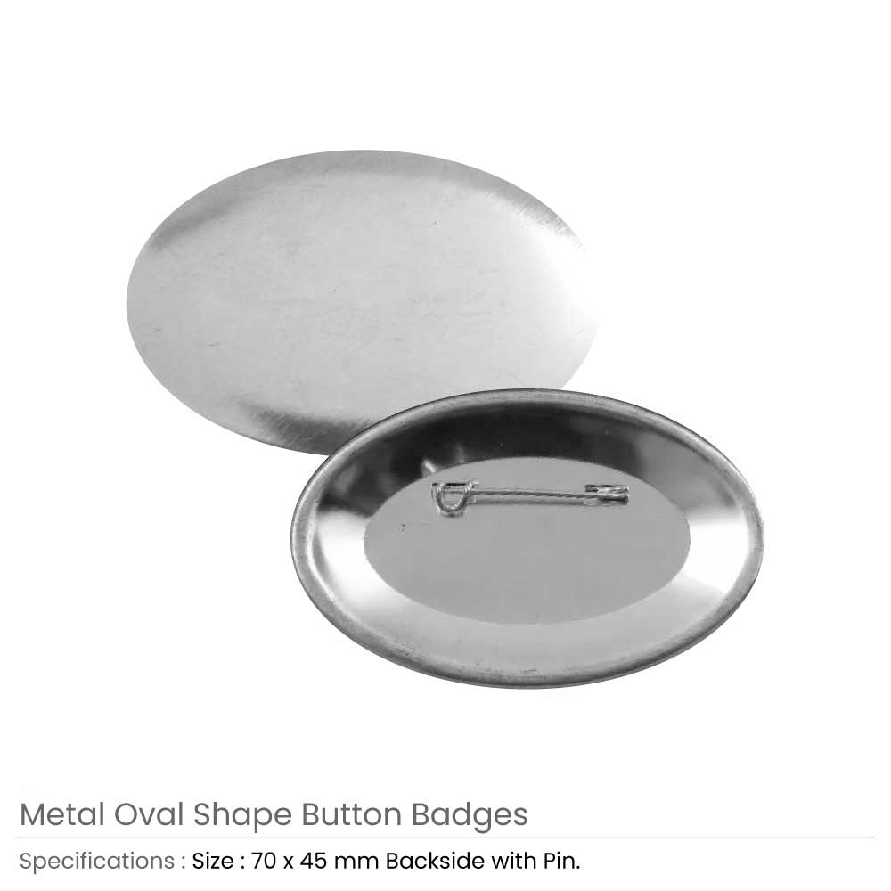 Oval Button Badges - Image 4