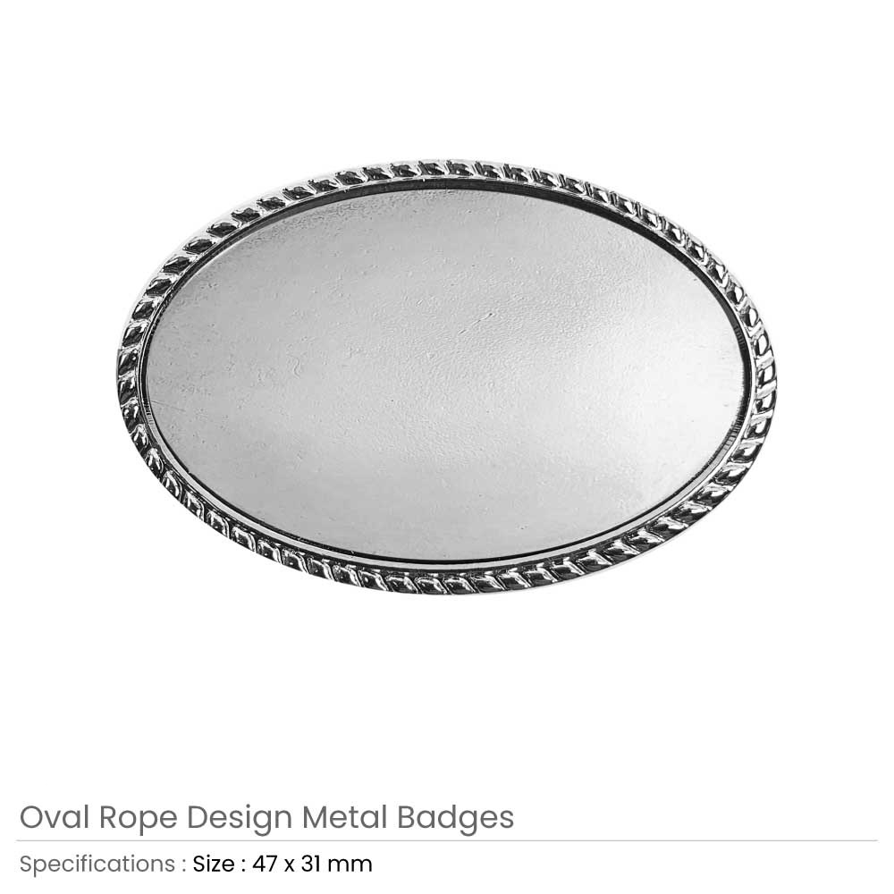 Oval Rope Design Logo Badges - Image 3
