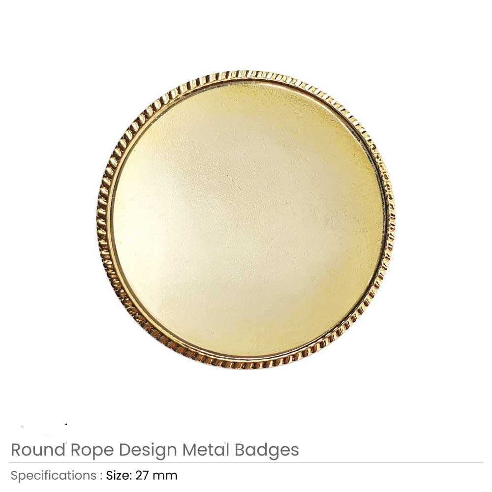 Round Rope Design Logo Badges - Image 4