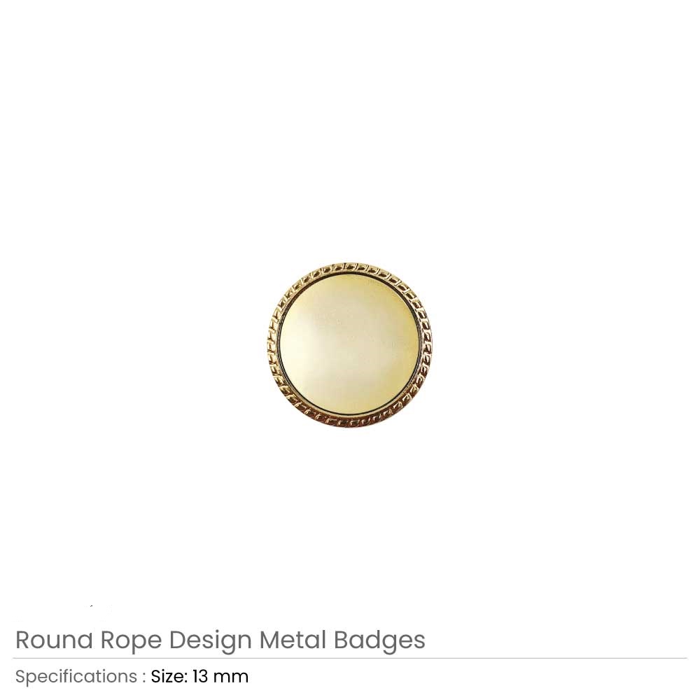 Round Rope Design Logo Badges - Image 3