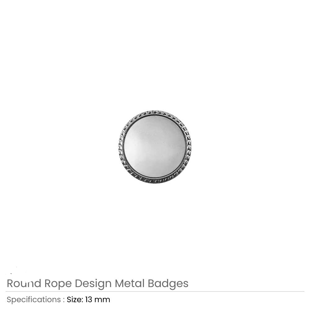 Round Rope Design Logo Badges - Image 2