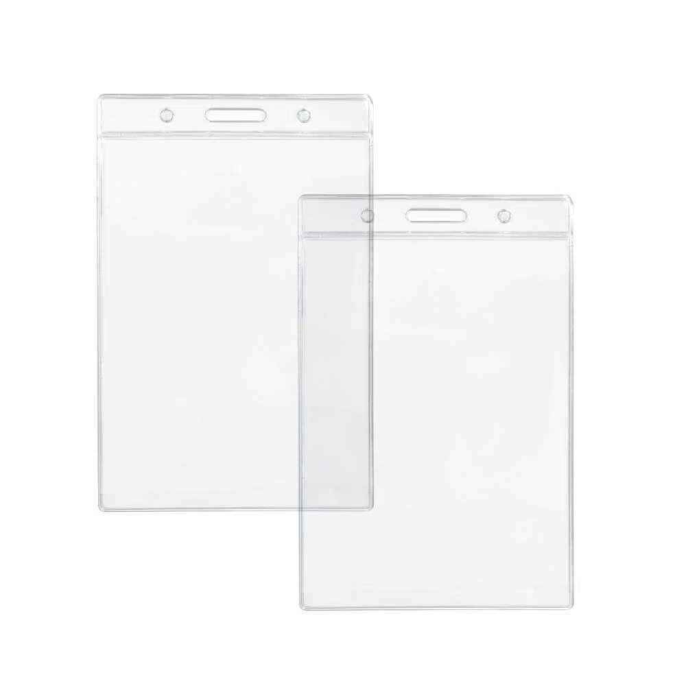 Clear Plastic ID Card Holder