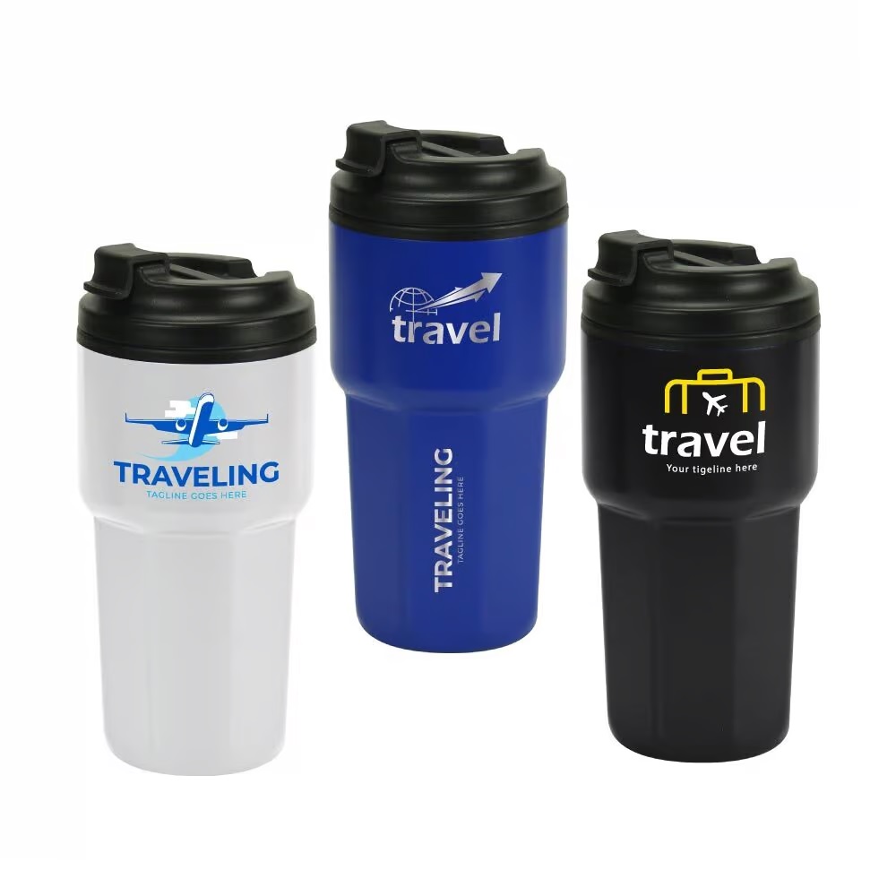 Double Wall Tumblers Flip-top PP Lid in 473ml - Image 6