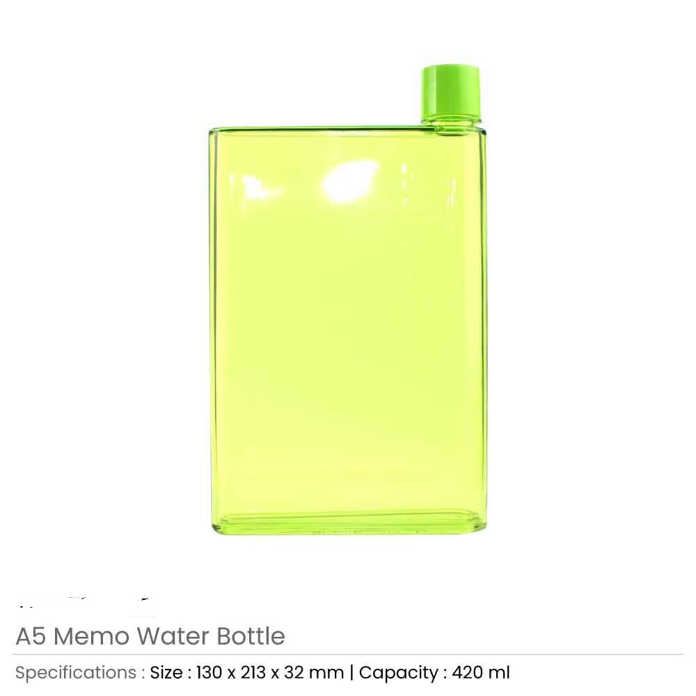 A5 Memo Water Bottles - Image 4