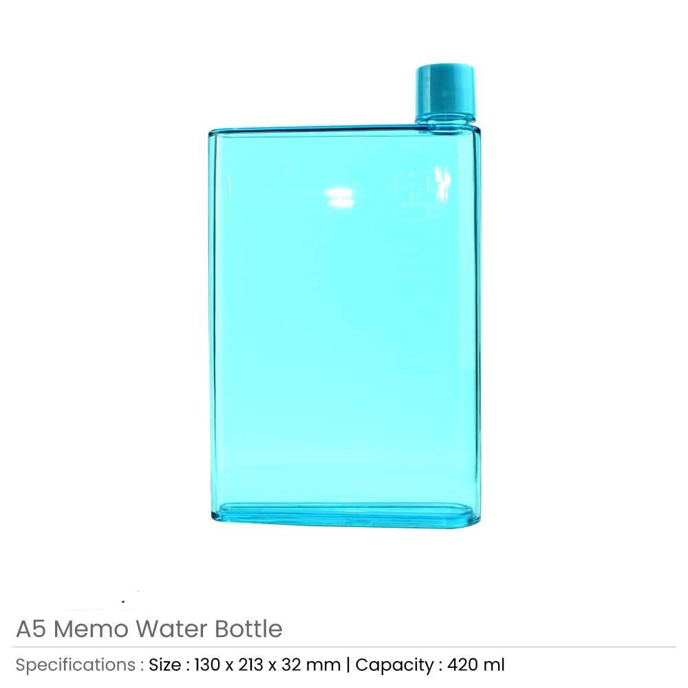 A5 Memo Water Bottles - Image 2